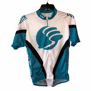 ATAC Sportswear Cycling Jersey Large Blue White